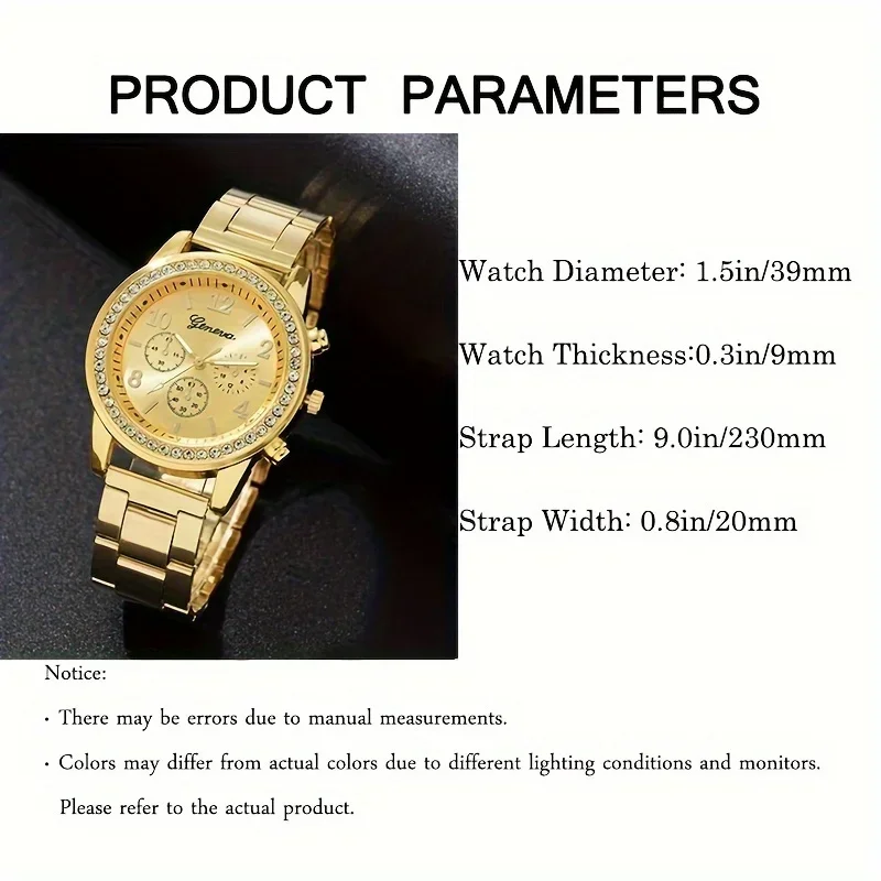 Luxuriöse Quarzuhr mit Strassb – Luxury Watch Gift For Her Bewertung und Preis