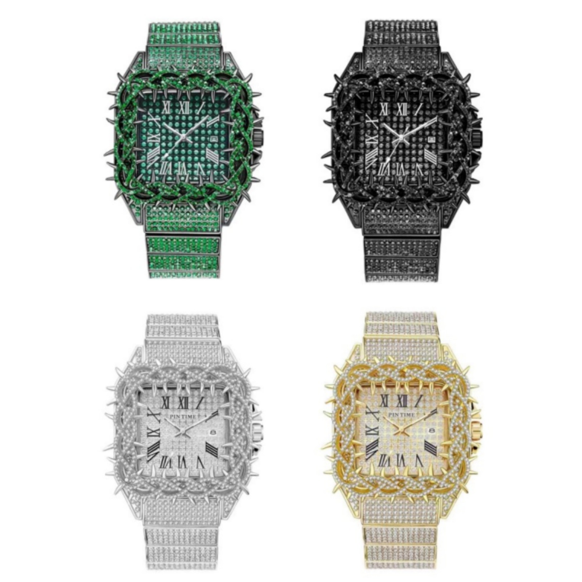 Iced Out Quadratische Herren-Q – Luxury Watch Iceberg Bewertung und Preis