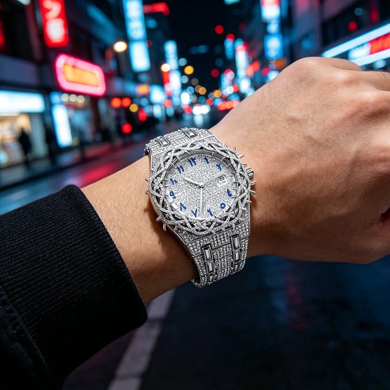 Iced Out Bling Herren Quarzuhr – Luxury Watch Iceberg Bewertung und Preis