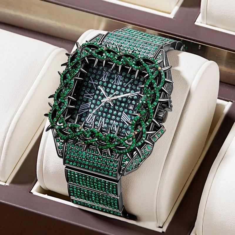 Iced Out Bling Herren Quarzuhr – Luxury Watch Iceberg Bewertung und Preis