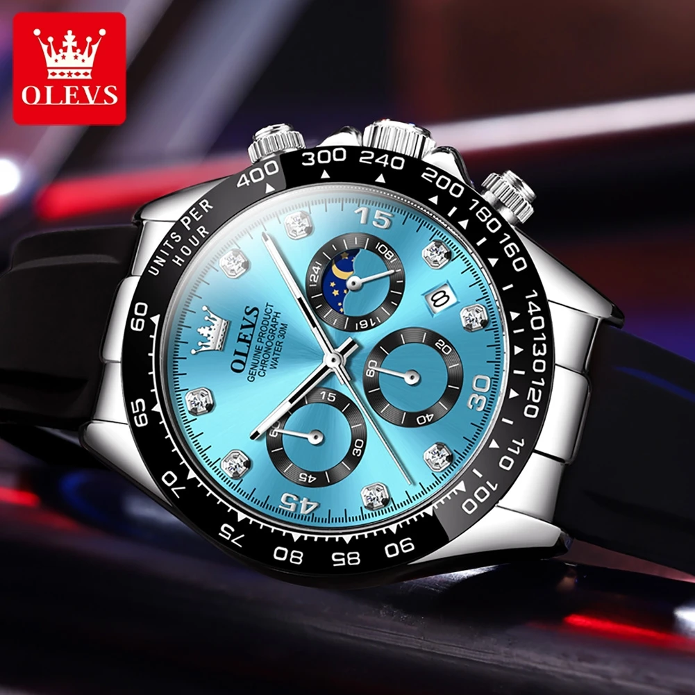OLEVS 2875 Herrenuhren Chronog – Luxury Watch Magazine Bewertung und Preis